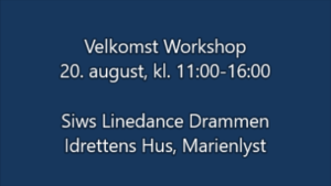 Velkomst Workshop August 2017