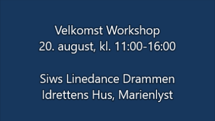 Velkomst Workshop August 2017