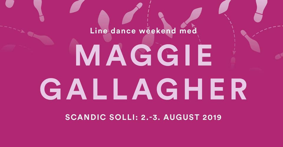 Maggie G. Event, Oslo, 2.-3. August 2019. Organized by: Siws Linedance Drammen